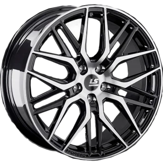 LS Forged 8x18/5x108 ET36 D65,1 LS FG04 BKF (конус, C570)