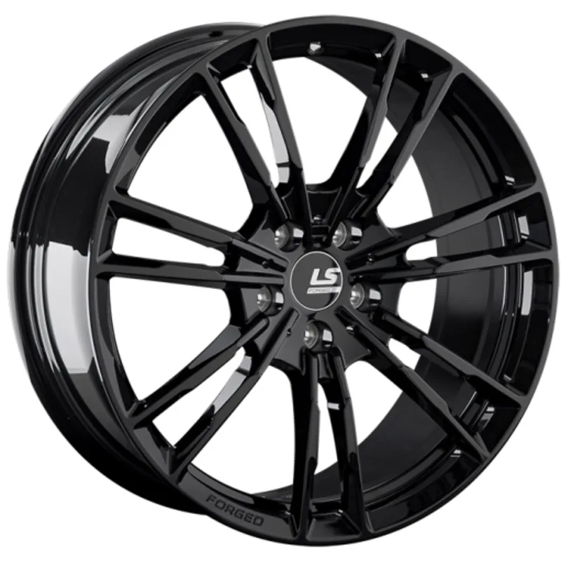 LS Forged 8x19/5x112 ET27 D66,6 LS FG06 BK (конус, C570)