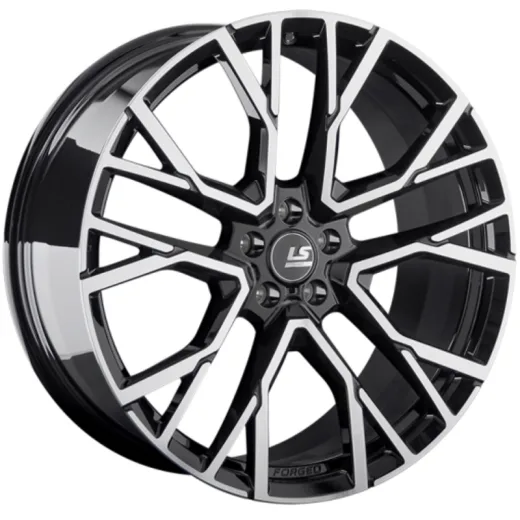 LS Forged 10,5x22/5x112 ET43 D66,6 LS FG07 BKF (конус, C570)