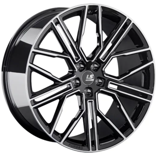 LS Forged 10,5x22/5x112 ET31 D66,6 LS FG08 BKF (конус, C570)