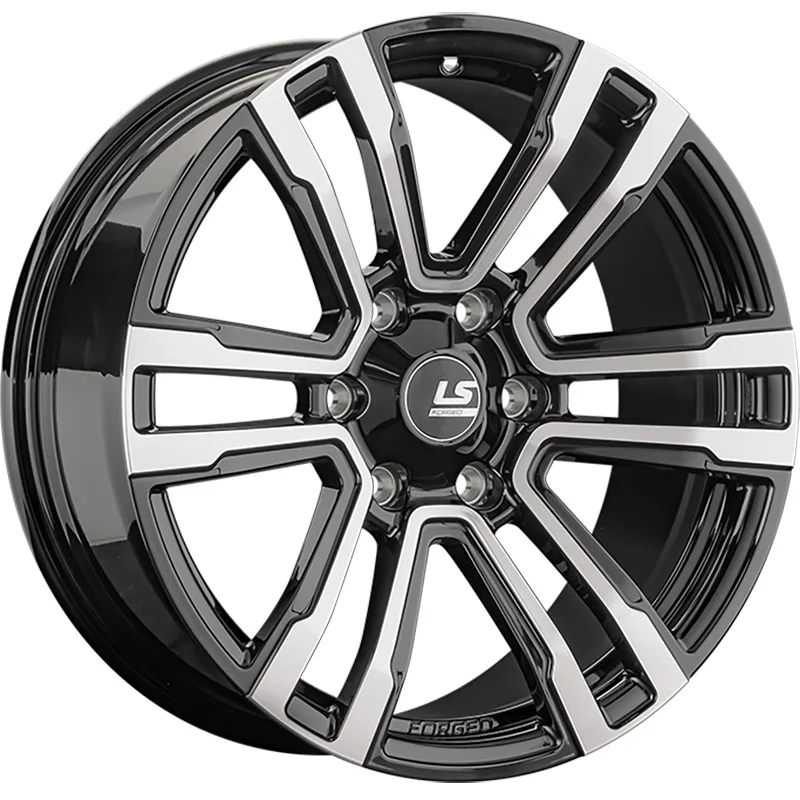 LS Forged 8x19/6x139,7 ET25 D106,1 LS FG11 BKF (конус, C570)