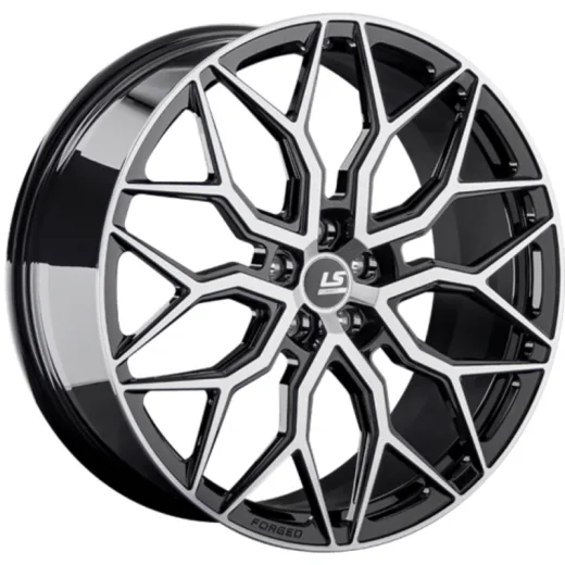 LS Forged 8x19/5x114,3 ET45 D67,1 LS FG13 BKF (конус, C570)