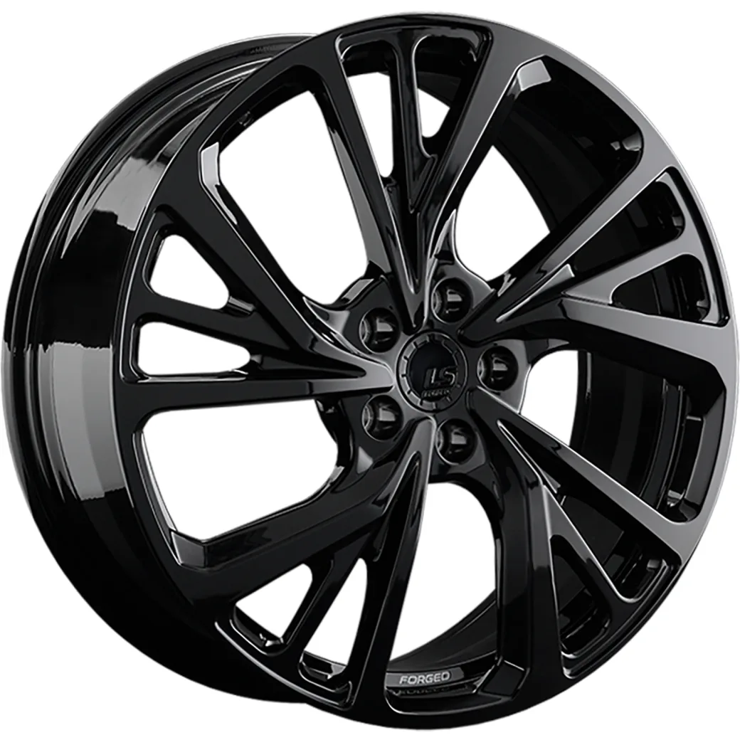 LS Forged 7x19/5x108 ET52 D60,1 LS FG22 BK (конус, C570)