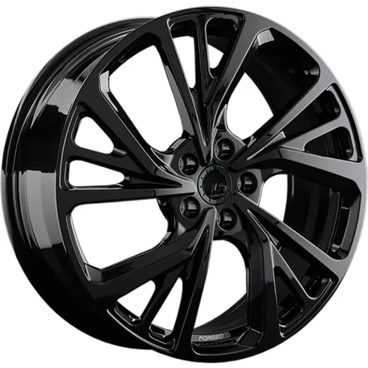 LS Forged 8x19/5x108 ET46 D65,1 LS FG22 BK (конус, C570)