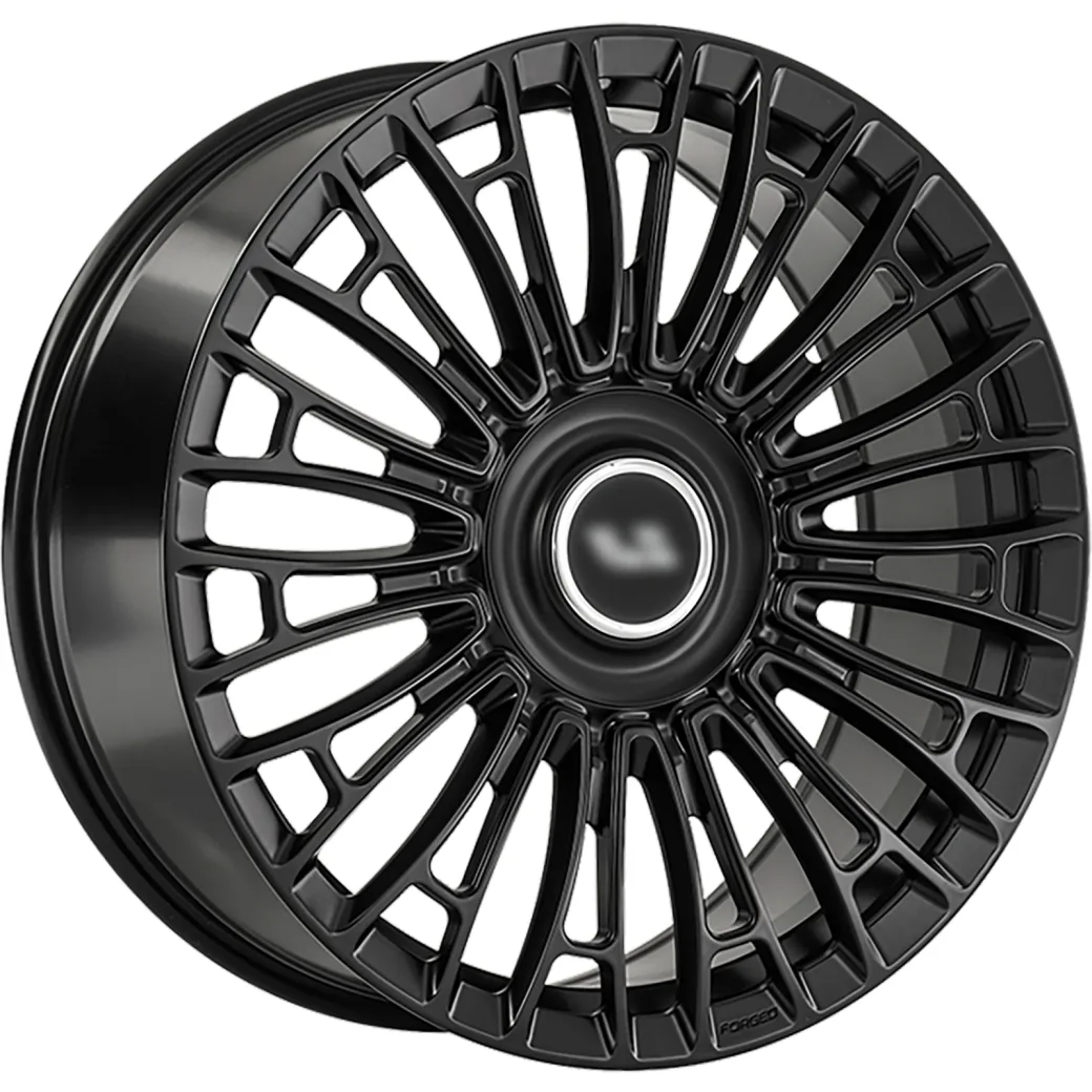 LS Forged 9x22/5x120 ET42 D62,6 LS FG25 BKS (конус, Колпак+лого)