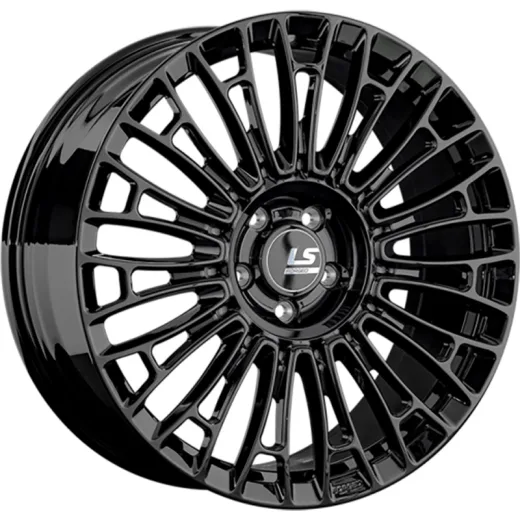 LS Forged 8,5x21/5x120 ET43,5 D72,6 LS FG25 BK (конус, Колпак+лого)