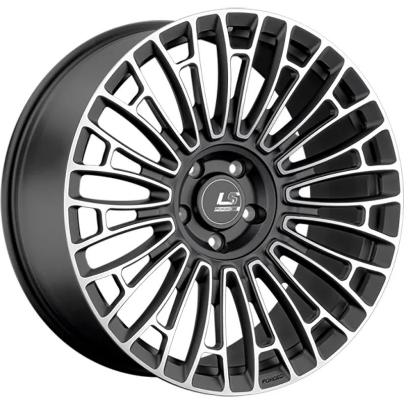 LS Forged 10x22/5x130 ET28 D71,6 LS FG25 MBF (конус, Колпак+лого)