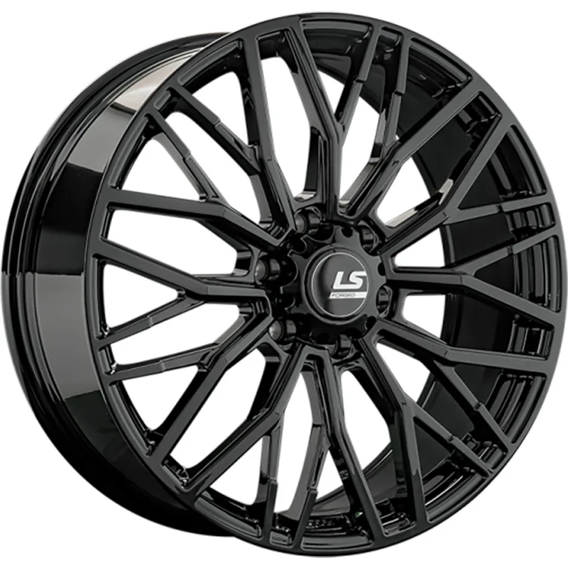 LS Forged 8x20/6x114,3 ET46 D67,1 LS FG33 BK (конус, Колпак+лого)