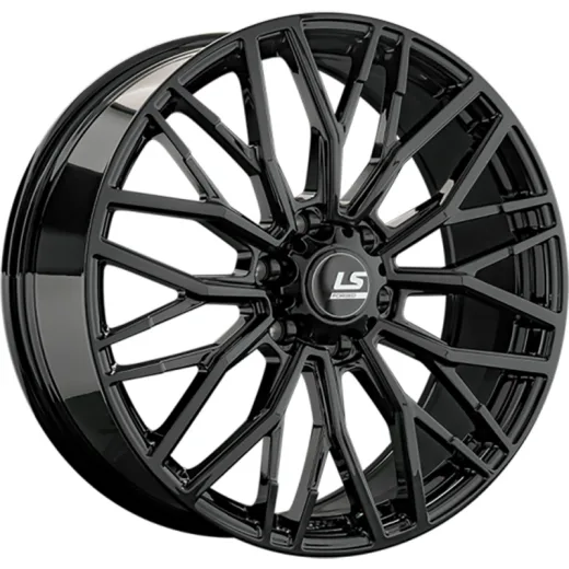 LS Forged 9x22/6x139,7 ET45 D95,1 LS FG33 BK (конус, Колпак+лого)