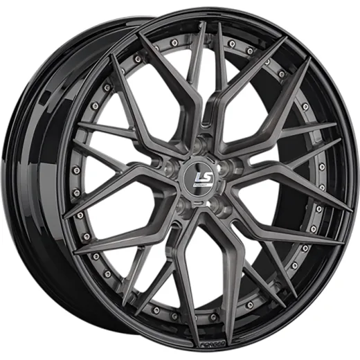 LS Forged 10,5x21/5x112 ET43 D66,6 LS FG35 ALBRSD-GM/BK (конус)