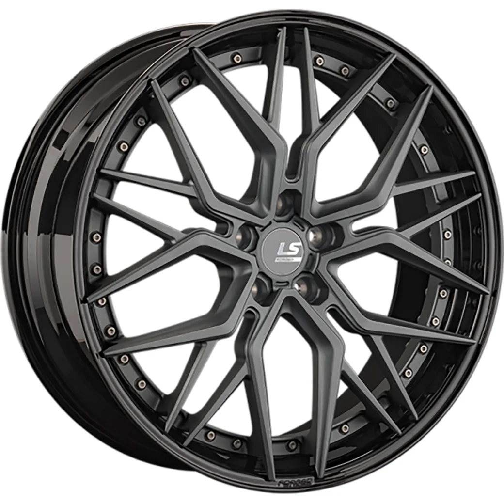 LS Forged 9x22/5x120 ET43 D72,6 LS FG35 MGM/BK (конус)