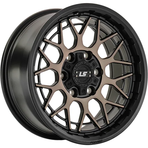 LS Forged 8x17/6x139,7 ET20 D100,1 LS FG52 MB+LYSF (конус, Колпак+лого)