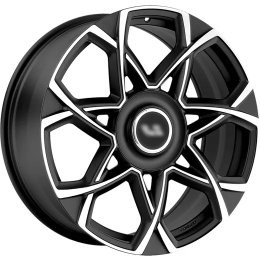 LS Forged 9x21/5x120 ET45,5 D62,6 LS FG59 MBF (конус, Колпак+лого)