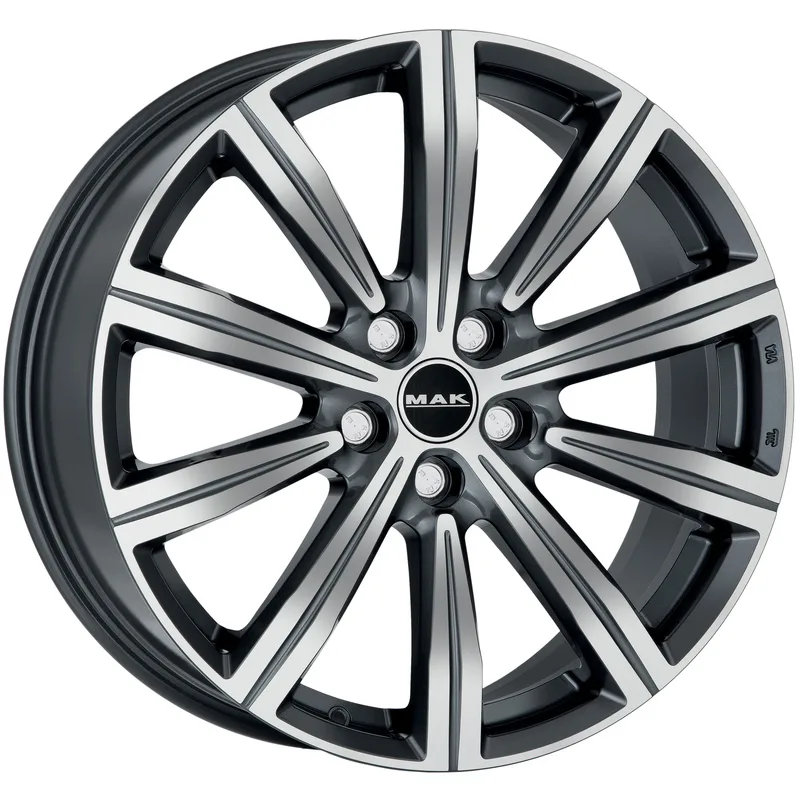 MAK 9x22/5x112 ET48 D66,6 Birmingham Gunmetal Mirror Face
