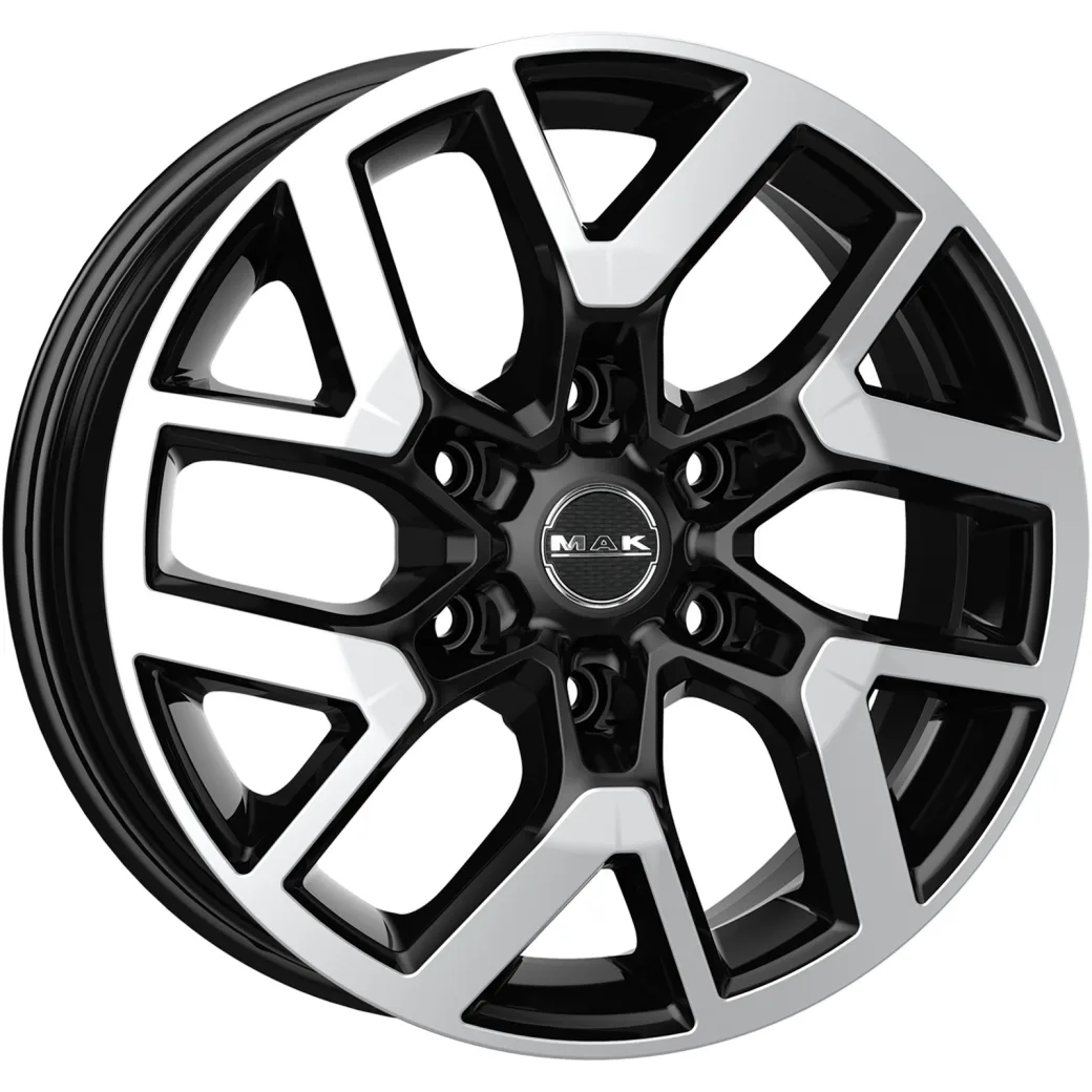MAK 7,5x17/6x139,7 ET33 D100,1 Gravel Black mirror
