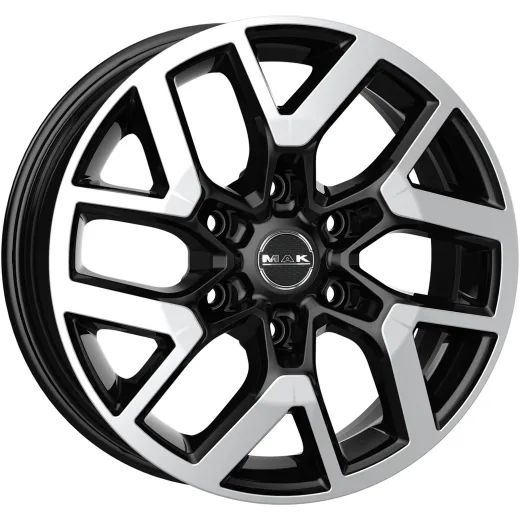 MAK 7,5x17/6x139,7 ET33 D100,1 Gravel Black mirror