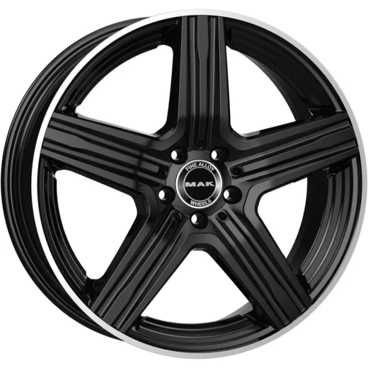 MAK 9x20/5x112 ET33 D66,6 Lewis Gloss Black Mirror Ring