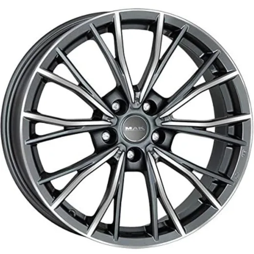 MAK 8x17/5x120 ET43 D72,6 Mark Gunmetal Mirror Face