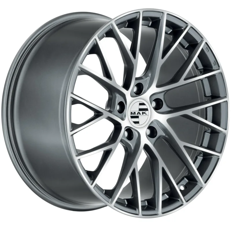 MAK 8,5x19/5x130 ET55 D71,6 Monaco Gunmetal Mirror Face