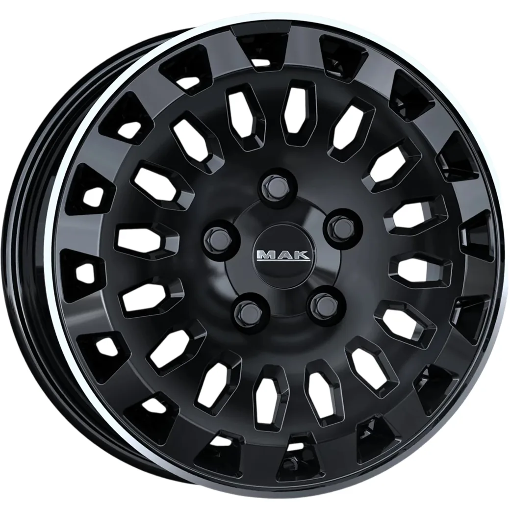 MAK 6,5x16/5x130 ET55 D89,1 Overland Gloss Black Mirror Ring