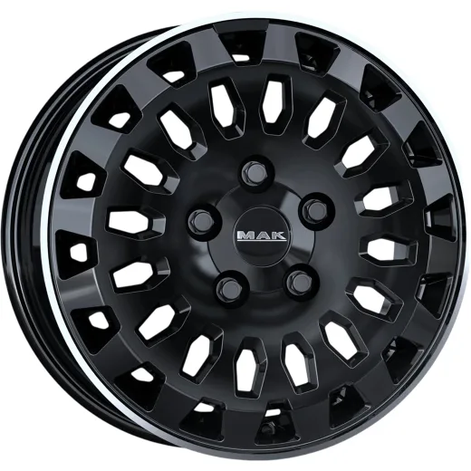 MAK 6,5x16/5x130 ET55 D89,1 Overland Gloss Black Mirror Ring