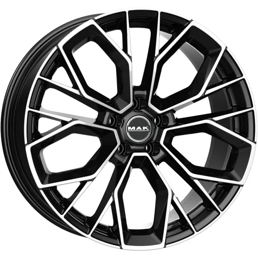 MAK 10x21/5x112 ET19 D66,45 Stilo-D Black mirror
