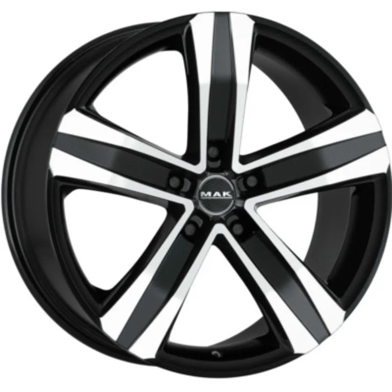 MAK 7x17/5x160 ET60 D65,1 Stone 5 T Black mirror