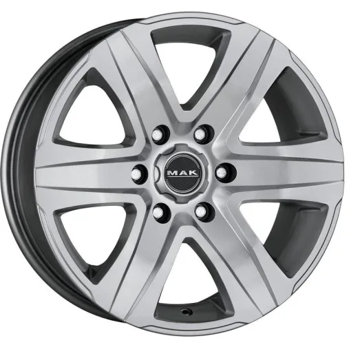 MAK 8,5x18/6x114,3 ET30 D66,1 Stone 4x4 T Silver
