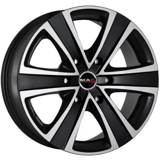 MAK 8x18/6x114,3 ET30 D66,1 Stone 6 Black mirror