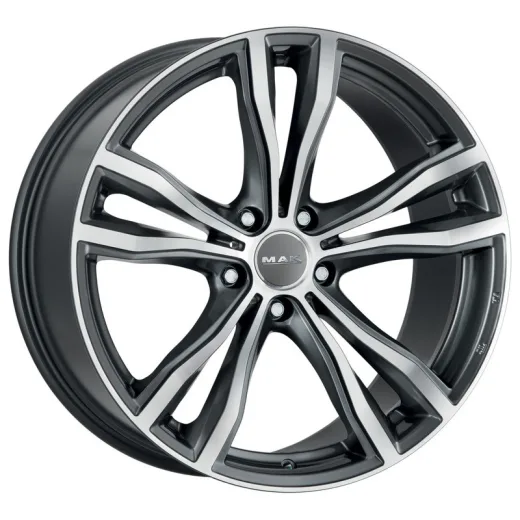 MAK 9x19/5x120 ET18 D74,1 X-Mode Gunmetal Mirror Face