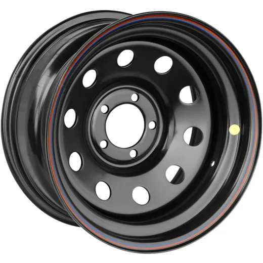 Off-Road Wheels 8x17/5x127 ET30 D75 Jeep Черный (треугольник мелкий)