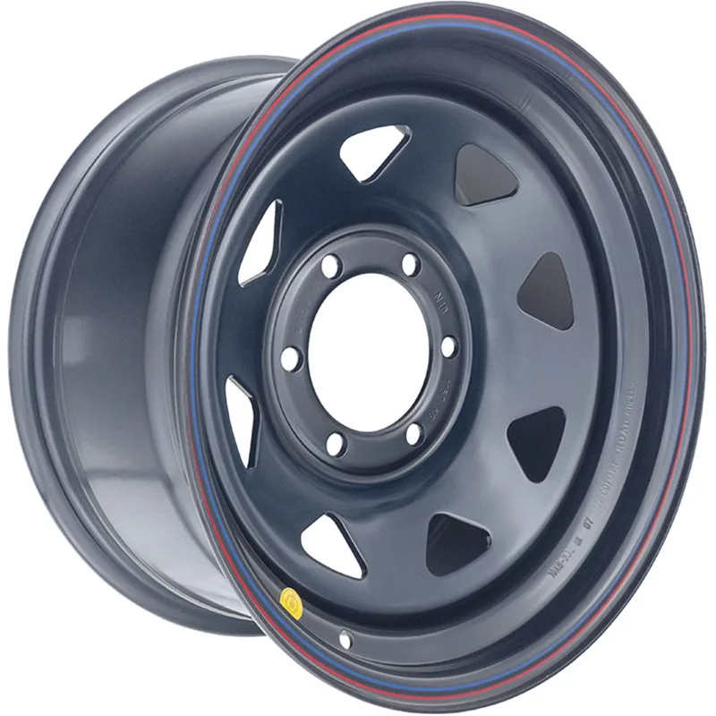 Off-Road Wheels 8x16/6x139,7 ET10 D110 Toyota Hilux 2.5D, 3.0D Черный (треуг. мелкий, с увелич.полкой под суппорт)
