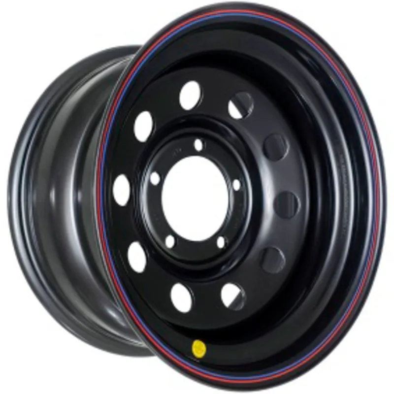 Off-Road Wheels 8x16/5x139,7 ET15 D110 УАЗ Х (треуг. мелкий) Черный (с увелич.полкой)
