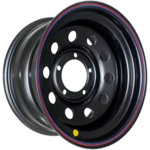 Off-Road Wheels 8x16/5x139,7 ET15 D110 УАЗ Х (треуг. мелкий) Черный (с увелич.полкой)