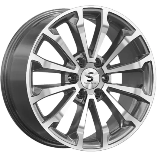 Premium Series 8,5x20/6x139,7 ET30 D77,9 КР006 (Patrol) Diamond Gloss Graphite (78876)