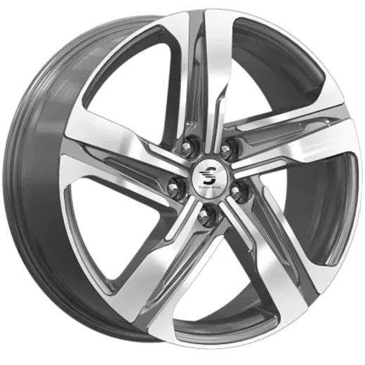 Premium Series 7,5x19/5x114,3 ET53 D67,1 КР004 (Tucson) Diamond Gloss Graphite (77570)