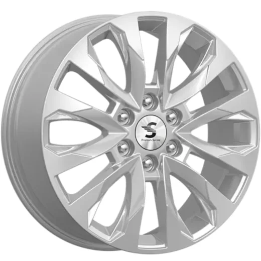 Premium Series 8x20/6x139,7 ET38 D67,1 КР007 (Pajero Sport) Elite Silver