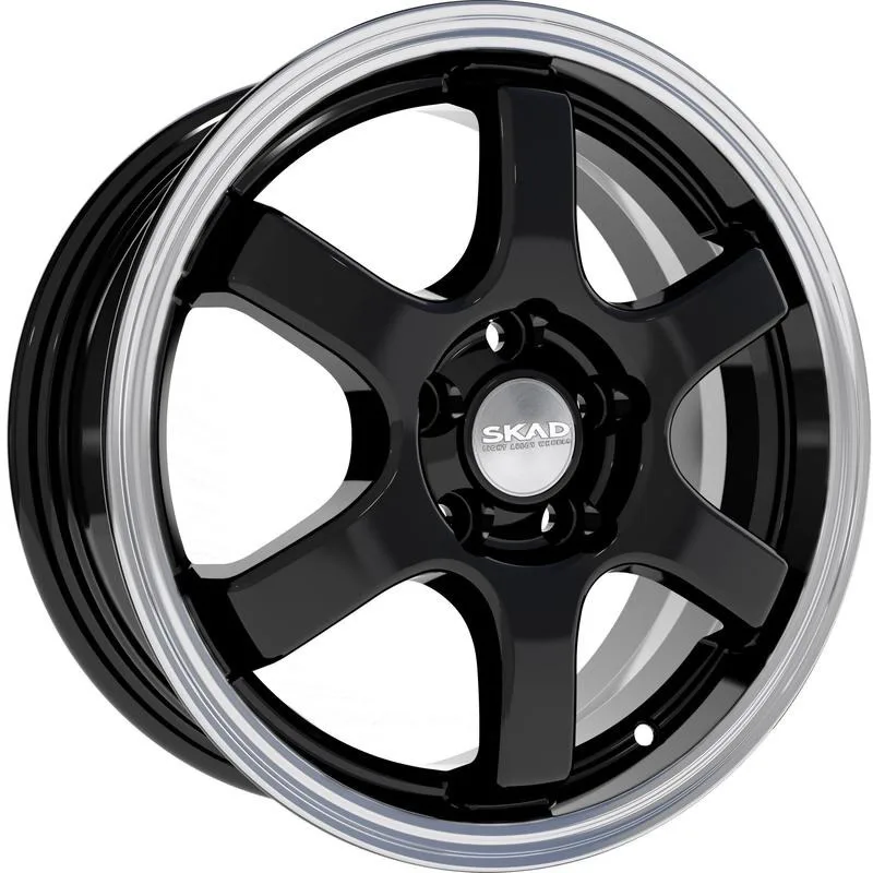 SKAD 6x15/4x100 ET40 D60,1 Киото (КЛ249) Антрацит-алмаз (АРС 014 black)