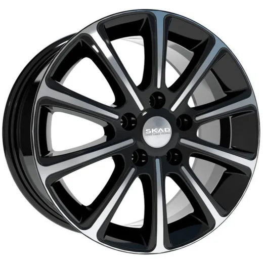 SKAD 6,5x16/5x114,3 ET45 D60,1 Милан (КЛ247) Алмаз (АРС 014 black)