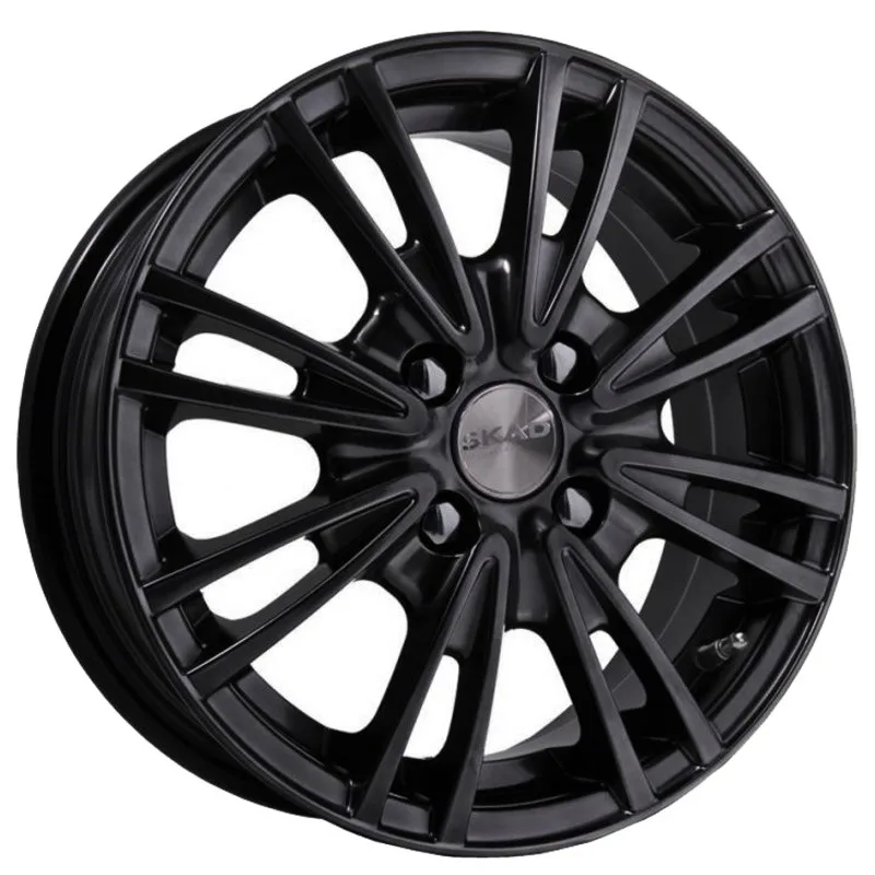 SKAD 5,5x14/4x98 ET39 D58,6 Пантера (КЛ109) Черный бархат
