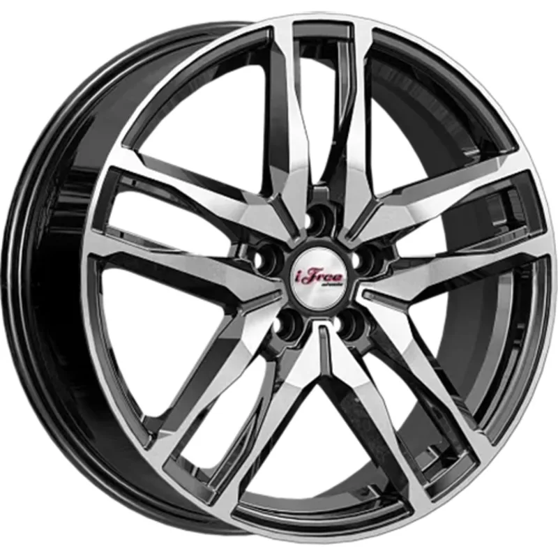 iFree 6,5x18/5x112 ET45 D57,1 Бомбей (КС1075) Блэк Джек