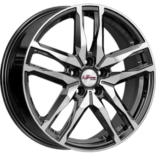 iFree 6,5x18/5x114,3 ET47 D66,1 Бомбей (КС1075) Блэк Джек