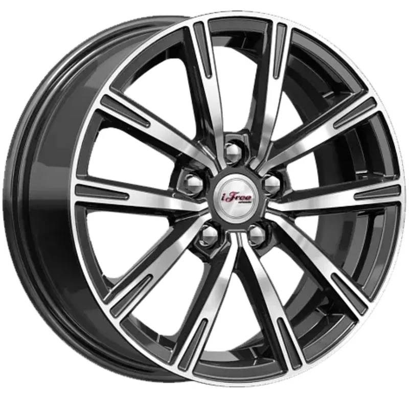 iFree 6x15/5x100 ET38 D57,1 Драйвер (КС996) Блэк Джек