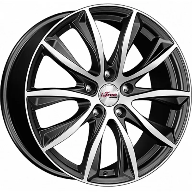 iFree 7,5x18/5x100 ET48 D56,1 Каzантип (КС684М) Блэк Джек