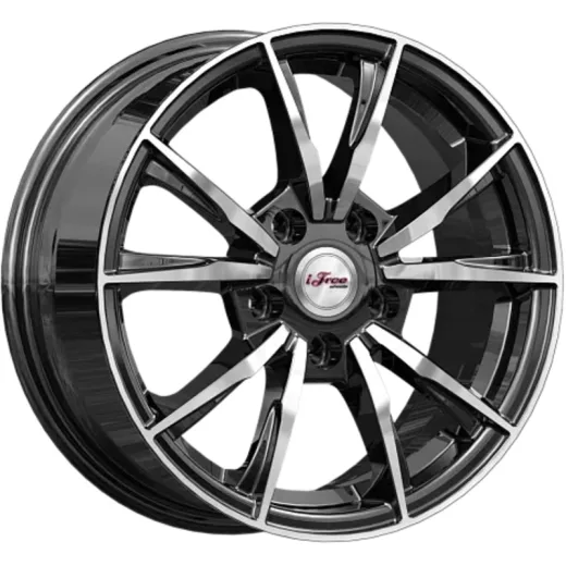 iFree 6,5x15/5x114,3 ET39 D60,1 Сион (КС1055) Блэк Джек