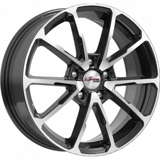 iFree 6,5x17/5x114,3 ET45 D67,1 Skibidi (КС909) Блэк Джек