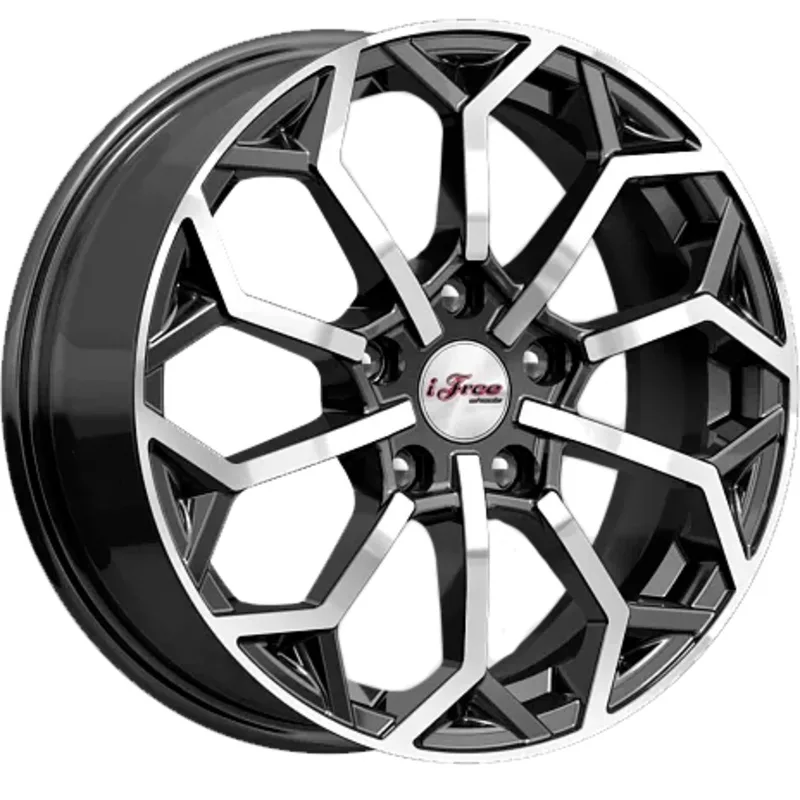 iFree 6,5x16/5x105 ET38 D56,6 Спейс-Нидл (КС1000) Блэк Джек