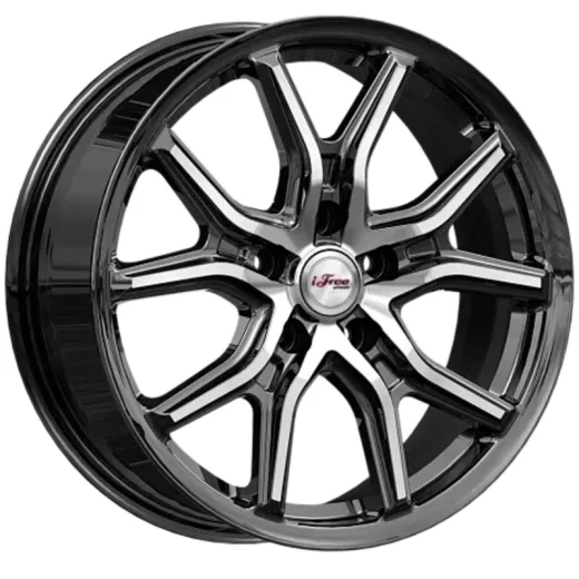 iFree 6,5x17/5x114,3 ET38 D67,1 Страйк (КС1080) Блэк Джек