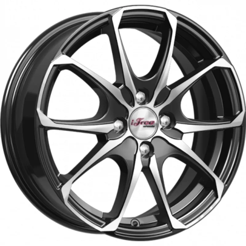 iFree 6x16/4x100 ET35 D67,1 Такеши (КС877) Блэк Джек