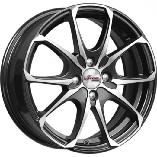 iFree 6x16/4x114,3 ET40 D67,1 Такеши (КС877) Блэк Джек